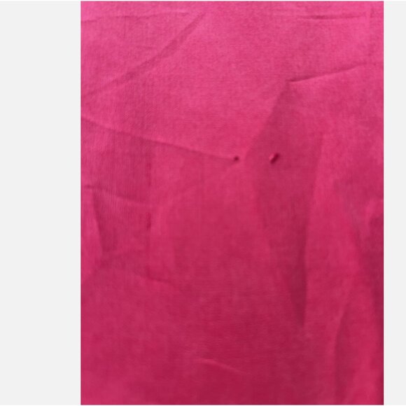 Vintage Talbots | Medium | 80s Hot Pink 100% Silk Tunic Midi Dress | Long Sleeve - Picture 9 of 9
